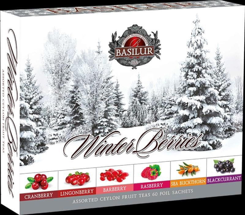 Basilur Winter Berries 60 sáčkov